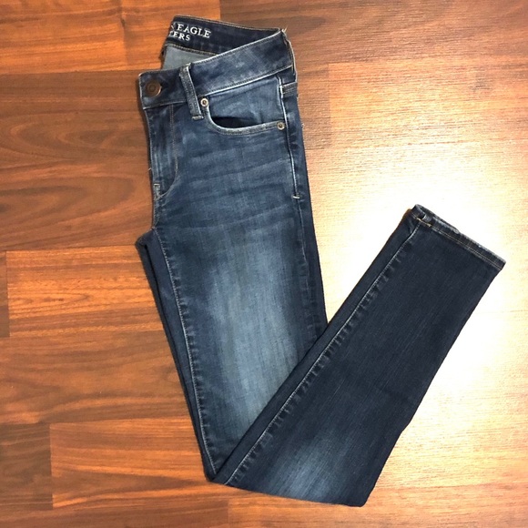 🦅 EUC American Eagle Super Stretch Skinny Jeans - Picture 1 of 7